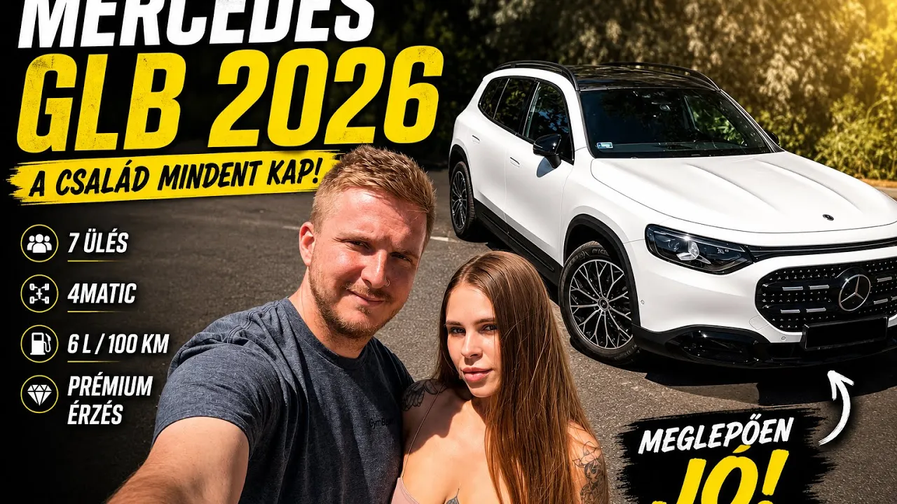 Mercedes-Benz GLB 200 4MATIC – Nem divatterepjáró akar lenni, inkább használható