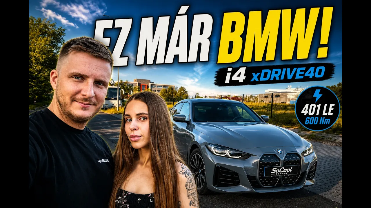 BMW i4 xDrive40 – Nem azért jó, mert elektromos. Hanem mert BMW.